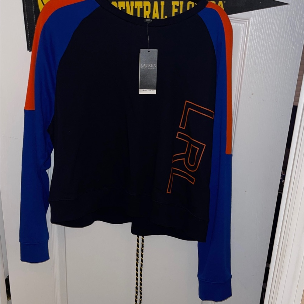 Lauren Ralph Lauren crop sweatshirt